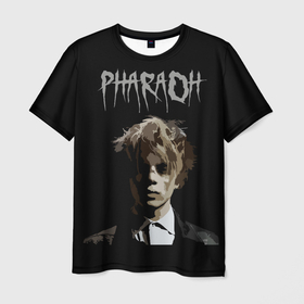 Мужская футболка 3D с принтом PHARAOhh в Курске, 100% полиэфир | прямой крой, круглый вырез горловины, длина до линии бедер | cold siemens | dead dynasty | pharaoh | rap | музыка | русский рэп | рэп | фара | фараон