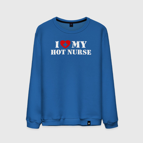 Мужской свитшот хлопок с принтом Я люблю мою горячую медсестру в Санкт-Петербурге, 100% хлопок |  | nurse | врач | медик | медицина | медицинская сестра | медичка | медсестра | медсестричка | сестра милосердия
