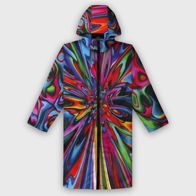 Дождевик унисекс 3D с принтом Color pattern  Impressionism в городе Новоалтайск,  |  | color | imressionism | pattern | vanguard | авангард | импрессионизм | узор | цвет