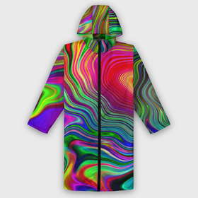 Дождевик унисекс 3D с принтом Expressive pattern  Neon в Ухте,  |  | color | expressive | fashion | neon | pattern | vanguard | авангард | мода | неон | узор | цвет | экспрессия