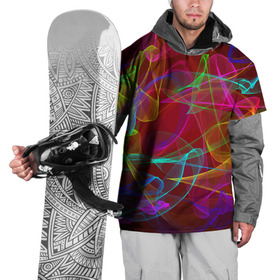 Накидка на куртку 3D с принтом Color neon pattern   Vanguard в Новосибирске, 100% полиэстер |  | Тематика изображения на принте: abstraction | color | fashion | neon | pattern | vanguard | абстрацция | авангард | мода | неон | узор | цвет