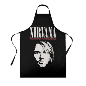 Фартук 3D с принтом NIRVANA (Kurt Cobain) , 100% полиэстер | общий размер — 65 х 85 см, ширина нагрудника — 26 см, горловина — 53 см, длина завязок — 54 см, общий обхват в поясе — 173 см. Принт на завязках и на горловине наносится с двух сторон, на основной части фартука — только с внешней стороны | anarchy | courtney love | kurt cobain | music | nirvana | punks not dead | rock music | анархия | гаражный рок | гитара | гранж | кортни лав | курт кобейн | металл | нирвана | панк рок | рок музыка | рок н ролл | рокер | трэш метал