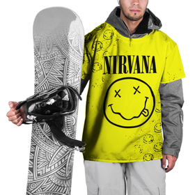 Накидка на куртку 3D с принтом NIRVANA (лого) в Кировске, 100% полиэстер |  | nirvana | альтернативный рок | группа | курт кобейн | лого | логотип | логотип нирвана | музыка | нирвана | песни | рок