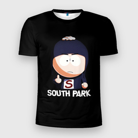 Мужская футболка 3D Slim с принтом South Park   мультфильм Южный парк в Рязани, 100% полиэстер с улучшенными характеристиками | приталенный силуэт, круглая горловина, широкие плечи, сужается к линии бедра | south park | мультфильм | саус парк | сауспарк | сериал | южный парк