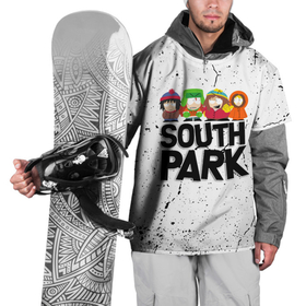 Накидка на куртку 3D с принтом Южный парк мультфильм   персонажи South Park в Тюмени, 100% полиэстер |  | eric | kenny | kyle | south park | stanley | кайл | кенни | мультфильм | саус парк | сауспарк | сериал | стэн | эрик | южный парк