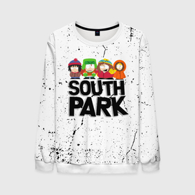 Мужской свитшот 3D с принтом Южный парк мультфильм   персонажи South Park , 100% полиэстер с мягким внутренним слоем | круглый вырез горловины, мягкая резинка на манжетах и поясе, свободная посадка по фигуре | eric | kenny | kyle | south park | stanley | кайл | кенни | мультфильм | саус парк | сауспарк | сериал | стэн | эрик | южный парк