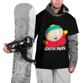 Накидка на куртку 3D с принтом Южный парк   Эрик (Eric) в Санкт-Петербурге, 100% полиэстер |  | Тематика изображения на принте: eric | south park | мультфильм | саус парк | сауспарк | сериал | эрик | южный парк