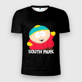 Мужская футболка 3D Slim с принтом Южный парк   Эрик (Eric) в Рязани, 100% полиэстер с улучшенными характеристиками | приталенный силуэт, круглая горловина, широкие плечи, сужается к линии бедра | eric | south park | мультфильм | саус парк | сауспарк | сериал | эрик | южный парк
