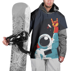 Накидка на куртку 3D с принтом Космос. Поехали в Курске, 100% полиэстер |  | астронавт | галактика | звезды | космонавт | космос | планеты