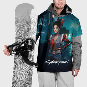 Накидка на куртку 3D с принтом Panam cyberpunk  2077 в Санкт-Петербурге, 100% полиэстер |  | 