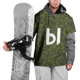 Накидка на куртку 3D с принтом Буква Ы , 100% полиэстер |  | Тематика изображения на принте: армия | буква | камуфляж | милитари | хаки