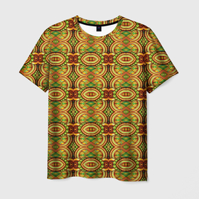 Мужская футболка 3D с принтом Абстрактные  узоры в Курске, 100% полиэфир | прямой крой, круглый вырез горловины, длина до линии бедер | abstract | абстракция | геометрия | калейдоскоп | линии | паттерн | текстура | узор | узоры