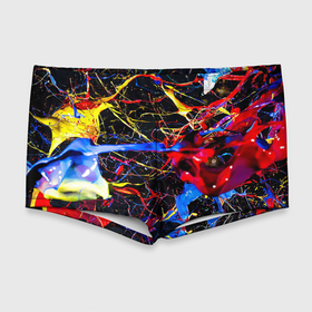 Мужские купальные плавки 3D с принтом Импрессионизм   Vanguard neon pattern в Новосибирске, Полиэстер 85%, Спандекс 15% |  | color | fashion | imressionism | neon | paint | pattern | vanguard | авангард | импрессионизм | краска | мода | неон | узор | цвет