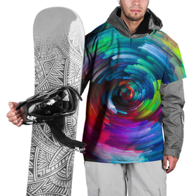 Накидка на куртку 3D с принтом Vanguard color pattern 2029 в Кировске, 100% полиэстер |  | Тематика изображения на принте: color | fashion | neon | pattern | vanguard | авангард | мода | неон | узор | цвет