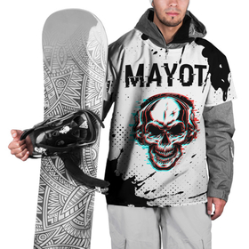 Накидка на куртку 3D с принтом Mayot + ЧЕРЕП + Краска в Екатеринбурге, 100% полиэстер |  | mayot | mayot melon | melon | music | paint | rap | брызги | краска | маёт | мелон | моёт | музыка | рэп | рэпер | рэперы | рэпперы | хип | хип хоп | хоп | череп