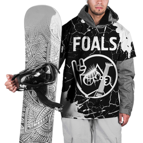 Накидка на куртку 3D с принтом Foals + КОТ + Краска в Тюмени, 100% полиэстер |  | band | foals | metal | paint | rock | брызги | группа | кот | краска | рок | фоалс