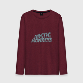 Мужской лонгслив хлопок с принтом Надпись Arctic Monkeys в Новосибирске, 100% хлопок |  | arctic monkeys | i wanna be yours | группа | музыка | рок