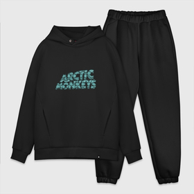 Мужской костюм хлопок OVERSIZE с принтом Надпись Arctic Monkeys ,  |  | arctic monkeys | i wanna be yours | группа | музыка | рок