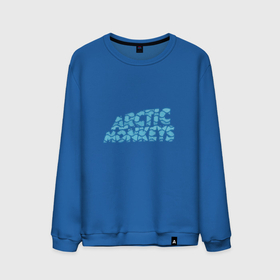 Мужской свитшот хлопок с принтом Надпись Arctic Monkeys в Санкт-Петербурге, 100% хлопок |  | Тематика изображения на принте: arctic monkeys | i wanna be yours | группа | музыка | рок