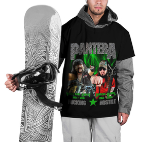Накидка на куртку 3D с принтом Pantera | Пантера. , 100% полиэстер |  | alternative | darrel | hardcore | metal | music | pantera | punk | rock | usa | альтернатива | гранж | группа | дамбен даррел | металл | музыка | панк | пантера | рок | сша