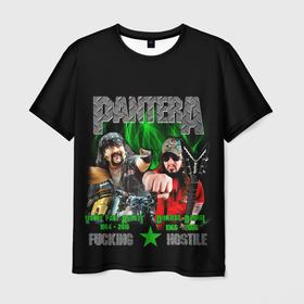 Мужская футболка 3D с принтом Pantera | Пантера. в Новосибирске, 100% полиэфир | прямой крой, круглый вырез горловины, длина до линии бедер | alternative | darrel | hardcore | metal | music | pantera | punk | rock | usa | альтернатива | гранж | группа | дамбен даррел | металл | музыка | панк | пантера | рок | сша