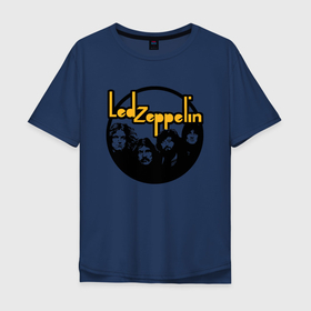 Мужская футболка хлопок Oversize с принтом Led Zeppelin | Лед Зеппелин в Курске, 100% хлопок | свободный крой, круглый ворот, “спинка” длиннее передней части | Тематика изображения на принте: british | england | folk | hardcore | hardrock | led zeppelin | metal | music | punk | retro | rock | usa | гранж | джимми пейдж | лед цеппелин | метал | музыка | панк | ретро | роберт плант | рок | сша | фолк