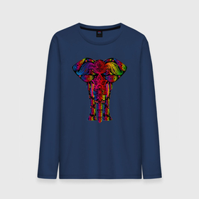 Мужской лонгслив хлопок с принтом Психоделически раскрашенный слон в Тюмени, 100% хлопок |  | elephant | psychedelic | азиатский слон | лесной слон | медитация | метаморфоза | очевидный | психоделика | психоделическая | саванный слон | слон | слоник | слоновий | слоняра | сознание | цветная | элефант