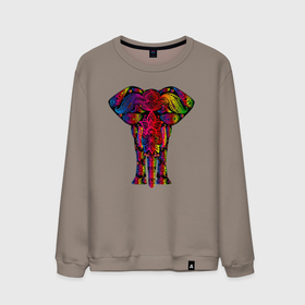 Мужской свитшот хлопок с принтом Психоделически раскрашенный слон , 100% хлопок |  | elephant | psychedelic | азиатский слон | лесной слон | медитация | метаморфоза | очевидный | психоделика | психоделическая | саванный слон | слон | слоник | слоновий | слоняра | сознание | цветная | элефант