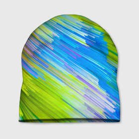 Шапка 3D с принтом Color vanguard pattern   Raster , 100% полиэстер | универсальный размер, печать по всей поверхности изделия | Тематика изображения на принте: color | fashion | pattern | raster | vanguard | авангард | мода | растр | узор | цвет