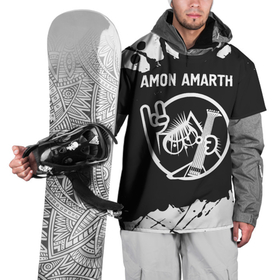 Накидка на куртку 3D с принтом Amon Amarth   КОТ   Брызги в Тюмени, 100% полиэстер |  | amarth | amon | amon amarth | band | metal | paint | rock | амон амарт | брызги | группа | кот | краска | рок
