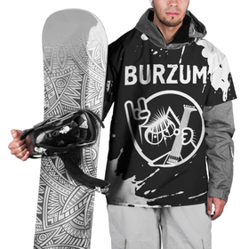 Накидка на куртку 3D с принтом Burzum | КОТ | Краска в Белгороде, 100% полиэстер |  | Тематика изображения на принте: band | burzum | metal | paint | rock | брызги | бурзум | группа | кот | краска | рок