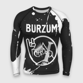 Мужской рашгард 3D с принтом Burzum  КОТ  Краска ,  |  | band | burzum | metal | paint | rock | брызги | бурзум | группа | кот | краска | рок