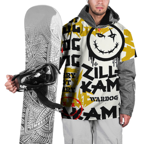 Накидка на куртку 3D с принтом ZillaKami x SosMula City Morgue   ZillaKami в Новосибирске, 100% полиэстер |  | city | citymorgue | morgue | smile | sos mula | sosmula | zilla kami | zillakami