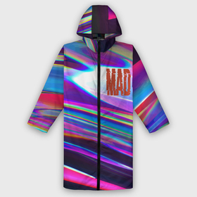 Дождевик унисекс 3D с принтом Neon pattern  Mad в городе Новоалтайск,  |  | color | fashion | mad | neon | pattern | мода | надпись | неон | паттерн | цвет