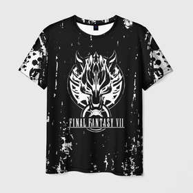 Мужская футболка 3D с принтом Final Fantasy VII Remake. в Петрозаводске, 100% полиэфир | прямой крой, круглый вырез горловины, длина до линии бедер | ffvii | final fantasy | final fantasy vii remake | remake | игра | римейк | финал фэнтези 7 ремейк
