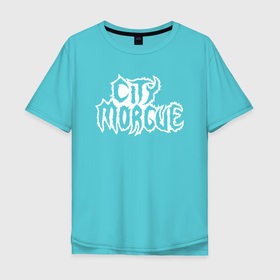Мужская футболка хлопок Oversize с принтом ZillaKami x SosMula City Morgue Logo , 100% хлопок | свободный крой, круглый ворот, “спинка” длиннее передней части | city | citymorgue | morgue | sos mula | sosmula | zilla kami | zillakami