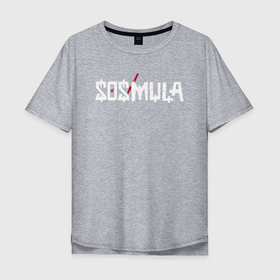 Мужская футболка хлопок Oversize с принтом SosMula City Morgue   SosMula , 100% хлопок | свободный крой, круглый ворот, “спинка” длиннее передней части | city | citymorgue | morgue | sos mula | sosmula | zilla kami | zillakami