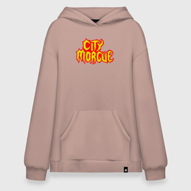 Худи SuperOversize хлопок с принтом ZillaKami x SosMula City Morgue   Logo в Новосибирске, 70% хлопок, 30% полиэстер, мягкий начес внутри | карман-кенгуру, эластичная резинка на манжетах и по нижней кромке, двухслойный капюшон
 | city | citymorgue | morgue | sos mula | sosmula | zilla kami | zillakami