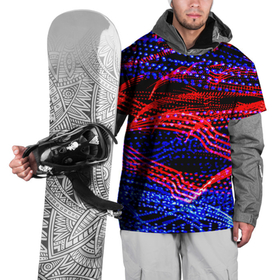 Накидка на куртку 3D с принтом Neon vanguard pattern 2022 в Новосибирске, 100% полиэстер |  | Тематика изображения на принте: abstraction | fashion | neon | pattern | vanguard | абстракция | авангард | мода | неон | узор