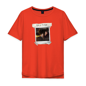Мужская футболка хлопок Oversize с принтом Фото Макс в Петрозаводске, 100% хлопок | свободный крой, круглый ворот, “спинка” длиннее передней части | life is strange | девушка | игра | макс | надпись | пероснаж | фото