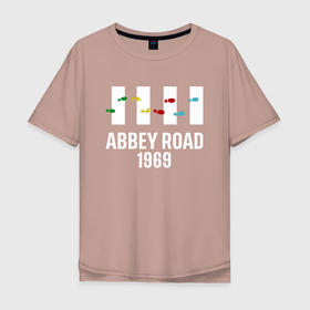 Мужская футболка хлопок Oversize с принтом THE BEATLES ABBEY ROAD в Новосибирске, 100% хлопок | свободный крой, круглый ворот, “спинка” длиннее передней части | abbey | british | england | george | john | lenon | let it be | liverpool | music | paul | ringo | road | rock | the beatles | битлз | британия | джон | джордж | жуки | ленон | маккартни | музыка | пол | ринго | рок | четверка