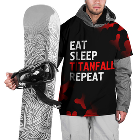 Накидка на куртку 3D с принтом Eat Sleep Titanfall Repeat + Милитари в Кировске, 100% полиэстер |  | Тематика изображения на принте: eat sleep titanfall repeat | logo | titanfall | игра | игры | камуфляж | лого | логотип | милитари | символ | титанфол