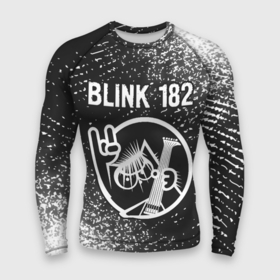 Мужской рашгард 3D с принтом Blink 182 + КОТ + Спрей ,  |  | band | blink | metal | rock | блинк | группа | кот | краска | рок | спрей