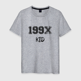Мужская футболка хлопок с принтом Дети 90 х в Курске, 100% хлопок | прямой крой, круглый вырез горловины, длина до линии бедер, слегка спущенное плечо. | 90 | 90е | 90х | девяностые | день рождения | дети