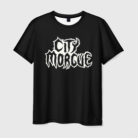 Мужская футболка 3D с принтом City Morgue Logo , 100% полиэфир | прямой крой, круглый вырез горловины, длина до линии бедер | Тематика изображения на принте: city | citymorgue | morgue | sos mula | sosmula | zilla kami | zillakami