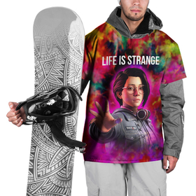 Накидка на куртку 3D с принтом Life is Strange Remastered. , 100% полиэстер |  | Тематика изображения на принте: life is strange remastered | игра | краски | надпись | название | персонаж