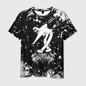 Мужская футболка 3D с принтом Ghostemane texture , 100% полиэфир | прямой крой, круглый вырез горловины, длина до линии бедер | 1930 | eric whitney | ghostemane | ghostmane | hevox | hiphop | music | rap | trash | гостмэйн | треш