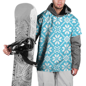 Накидка на куртку 3D с принтом Узоры народные в Тюмени, 100% полиэстер |  | вышивка | паттерн | текстиль | узоры | цветы