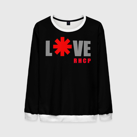Мужской свитшот 3D с принтом Love RHCP | Red Hot Chili Peppers в Санкт-Петербурге, 100% полиэстер с мягким внутренним слоем | круглый вырез горловины, мягкая резинка на манжетах и поясе, свободная посадка по фигуре | by | californication | chili | freaky | fruscia | getaway | hot | im | john | logo | love | pepper | peppers | red | rough | styley | the | unlimited | way | with | you | бальзари | горячий | джон | кидис | красный | майкл | перец | смит | чад | энтони
