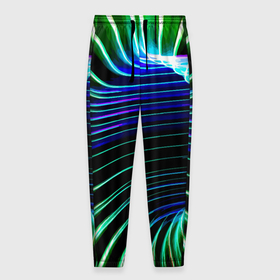Мужские брюки 3D с принтом Portal / Fashion pattern / Neon в Курске, 100% полиэстер | манжеты по низу, эластичный пояс регулируется шнурком, по бокам два кармана без застежек, внутренняя часть кармана из мелкой сетки | color | fashion | neon | pattern | portal | мода | неон | портал | узор | цвет